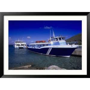 Island Ferry at St. Thomas Bay, Virgin Gorda Framed Photographic 
