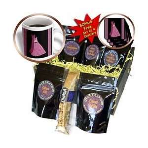   coordinating damask ribbons   Coffee Gift Baskets   Coffee Gift Basket