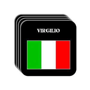  Italy   VIRGILIO Set of 4 Mini Mousepad Coasters 