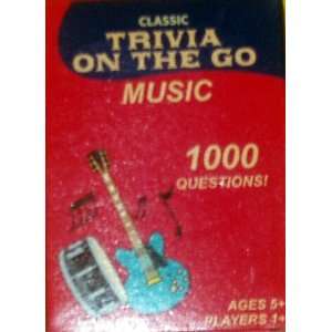  Classic Trivia On The Go Music Edition Toys & Games
