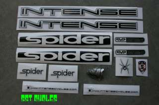 intense cycles 2011 spider sticker kit in black the vpp