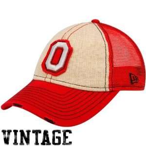  New Era Ohio State Buckeyes Scarlet Vintage Rojo 