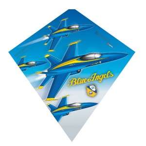 NEW Air Force Thunderbirds Plane 23 Diamond Kite w/Tail Ready to Fly 