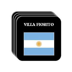Argentina   VILLA FIORITO Set of 4 Mini Mousepad Coasters