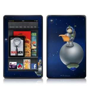 Astronaut Design Protective Decal Skin Sticker for  Kindle Fire 