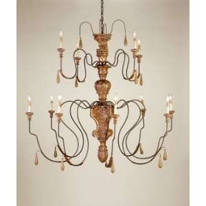  Currey and Company 9314 12 Light Mansion Large Chandelier 