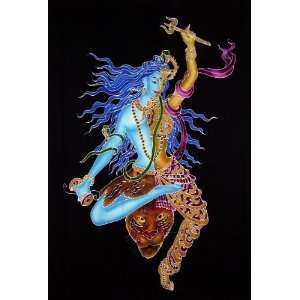  Authentic Batik Art 26 x 38 Shiva Shakti