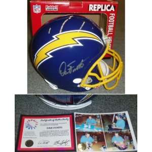 Dan Fouts San Diego Chargers Autographed Throwback Authentic ProLine 