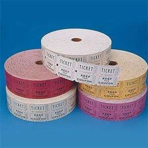  S&S Worldwide Double Roll Tickets   Assorted Colors (Roll 