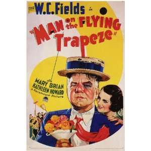    Man on the Flying Trapeze Poster Movie 27x40