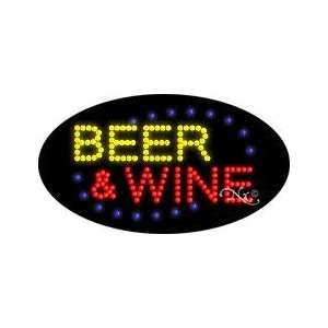  LABYA 24132 Beer&Wine Animated LED Sign