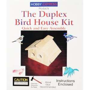  Pine Pro Hobby Express Duplex Bird House Kit Toys & Games