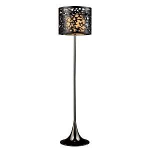  Dimond D1708 Colima Floor Lamp, Black Nickel