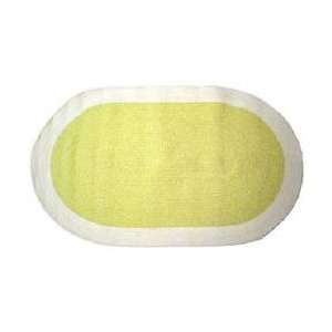  Tadpoles Classics Gingham Yellow   Chenille rug solid w 