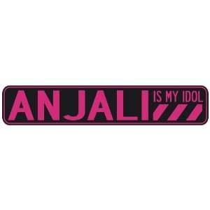   ANJALI IS MY IDOL  STREET SIGN