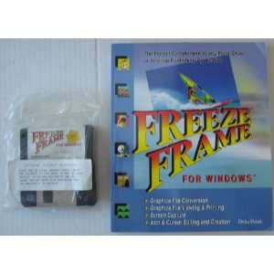  Freeze Frame For Windows   Five 3.5 Floppy Diskettes with 