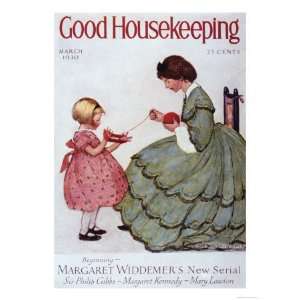  Good Housekeeping, March, 1930 Premium Poster Print, 18x24 