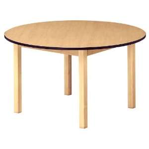  KFI 36 Round Wood Table 27 High
