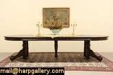   table has a spectacular carved pedestal with eagle talon or claw