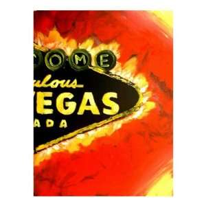  Popular Las Vegas Sign 5 Premium Giclee Poster Print