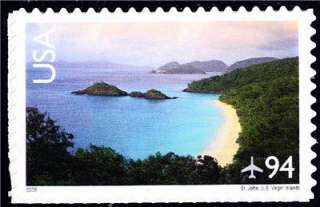   Island National Seashore   U.S. Virgin Islands SA Airmail Single   MNH