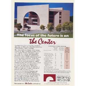   Center Costa Mesa Print Ad (Music Memorabilia) (50348)