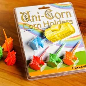 Gama Go Uni Corn Unicorn Shaped Corn Holders Kitchen 