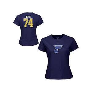   Oshie Womens Player Name and Number T shirt