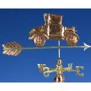  COPPER OLD CAR WEATHERVANE W/DIRECTIONALS BHF033 