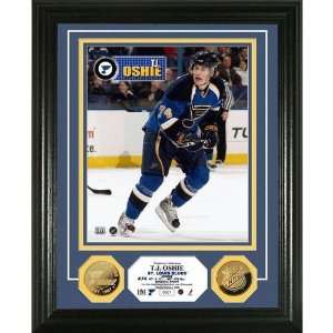  St. Louis Blues T.J. Oshie 24KT Gold Coin Photomint 