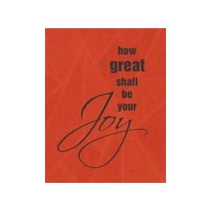 how great shal be your joy   Removeable Wall Decal   selected color 