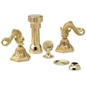   Phylrich Bidet With Vb dolphin Satin Gold Antiqued