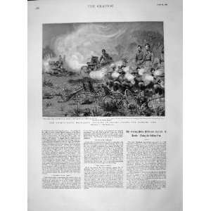  1892 Gatling Gun Middlesex Cyclists Zereba Soldiers War 