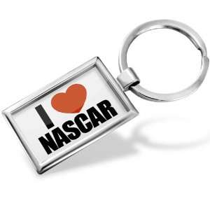    Keychain I Love NASCAR   Hand Made, Key chain ring Jewelry