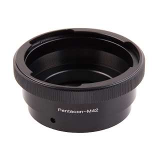 Allows Pentacon six (P6) / Kiev 60 lenses to be used on M42 Mount 