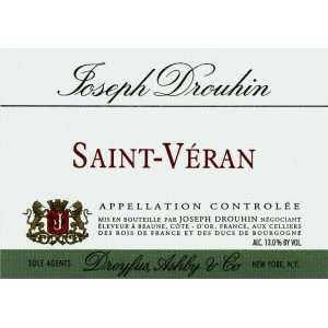  2009 Domaine Joseph Drouhin Saint Veran 750ml Grocery & Gourmet Food