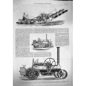  1862 FOWLER FOUR BURROW PLOUGH TUXFORD AGRICULTURE