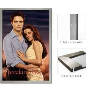    Silver Framed Twilight Breaking Dawn Poster PAS0289