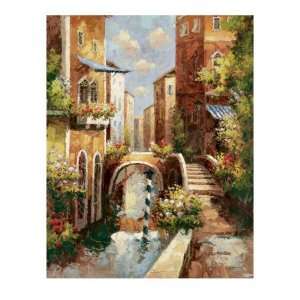  Venice Canal II Giclee Poster Print by Peter Bell, 30x40 