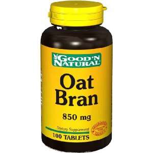  Oat Bran 850mg   100 tabs,(Goodn Natural) Health 
