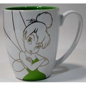 Disney Tinker Bell Green Rhinestone Coffee/ Tea/ Hot Coco Mug   Disney 