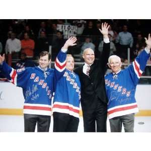  Eddie Giacomin and Mike Richter New York Rangers   Messier 