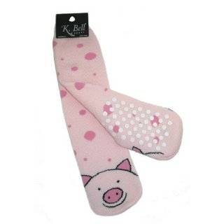Bell Pig Non Skid Slipper Socks by K. Bell