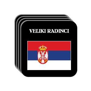  Serbia   VELIKI RADINCI Set of 4 Mini Mousepad Coasters 