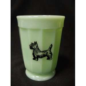    Jade w/Scottie Dog Paneled Tumbler   Scotty