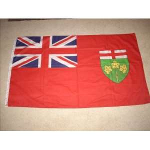  2 Flag Set Flag of CANADA and Flag of ONTARIO. Both 35 x 