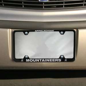  NCAA Appalachian State Mountaineers Black License Plate 