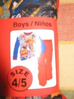 NWT BOYS 4/5 YEARS MONSTER TURCK 4X4 ATTACK FLEECE 2 PIECES PAJAMAS 