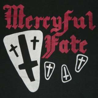   MERCYFUL FATE 80s T SHIRT XL KING DIAMOND BLACK METAL tour concert OG