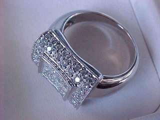3635 SHOPNBC SAMUEL BEHNAM INVISIBLE SET PRINCESS 1CT DIAMOND RING 